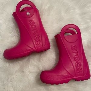 Crocs rain boots size 12C kids